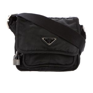 Authentic Prada Tessuto Mini Messenger Bag